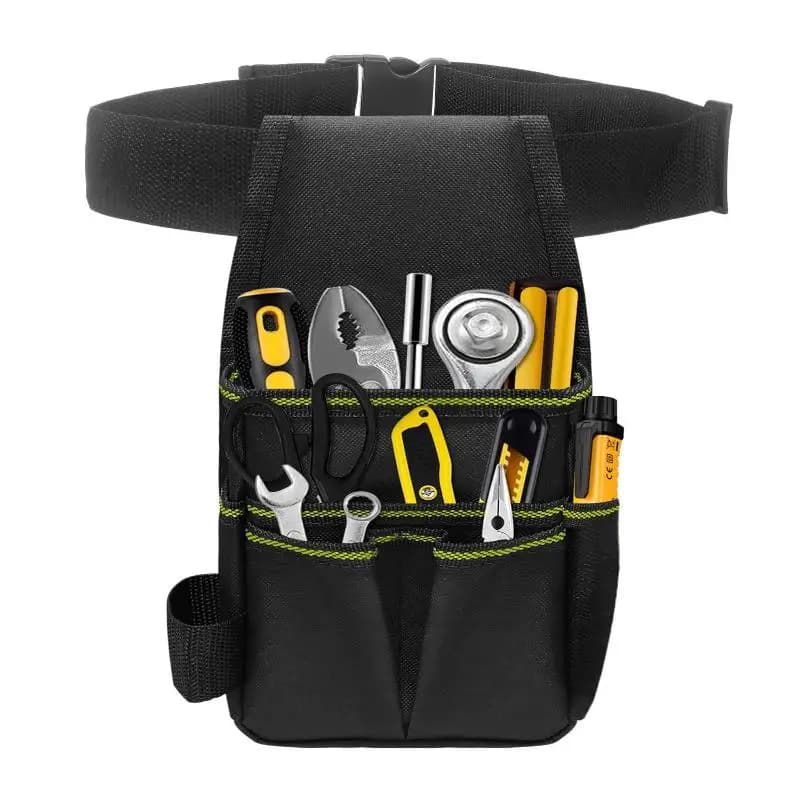 Electrician Tools Bag With 8 Internal Pockets Waist Pouch Belt Storage Holder Organizer Garden Tool Kits Waist Pack Oxford Cloth