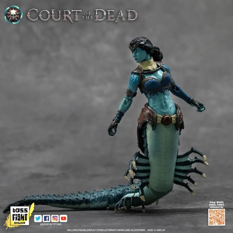 Genuino Boss Fight Studio 3.75 pollici Corte dei Morti Serie 2 Necro Knight Soul Haver Scheletro Articolato Action Figure Modello