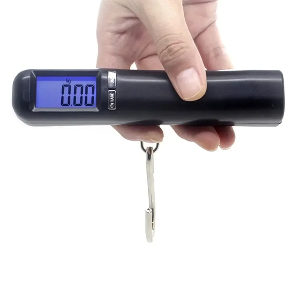 40kg/10g Bilancia per bagagli digitale Valigia ad alta precisione Borsa da viaggio Bilancia sospesa Strumenti LCD elettronici portatili portatili