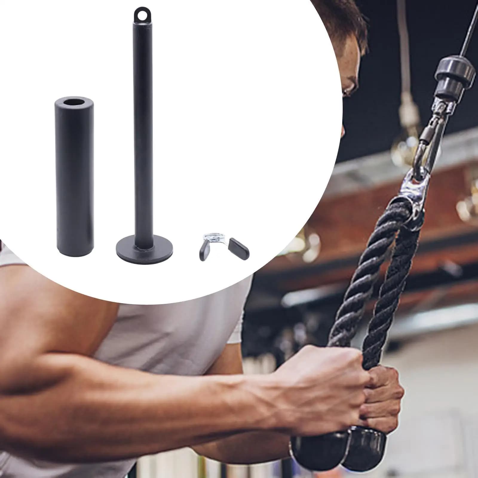 Weight plate holders for fitness weight lifting tool