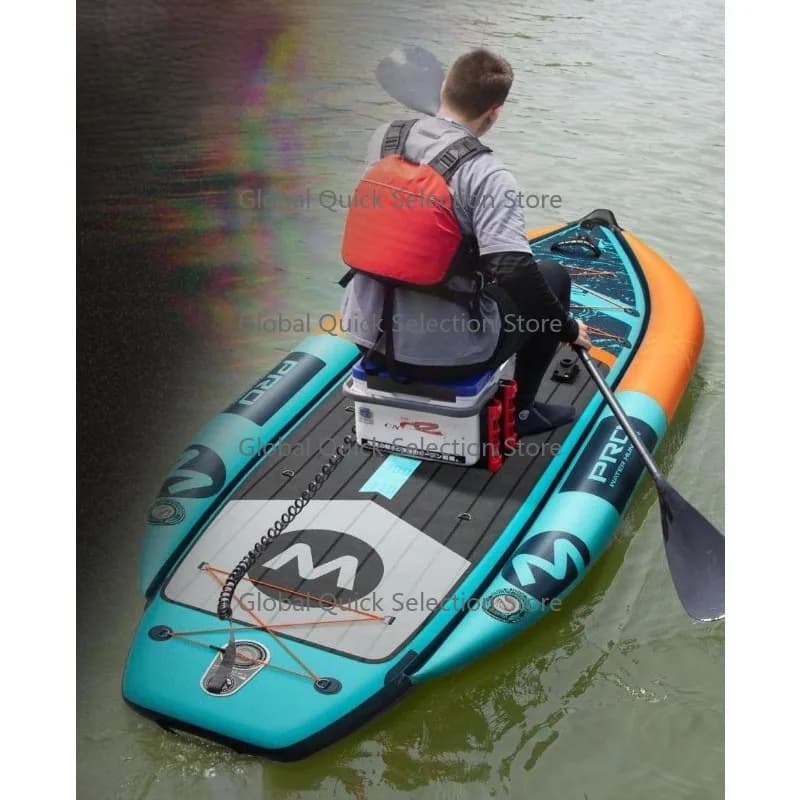 Free Sh-ipping Fishing Paddle Board OEM/ODM 335*120cm Wide 2 Person Kayak Inflatable Stand up Kayak China Fishing Canoe Kayak