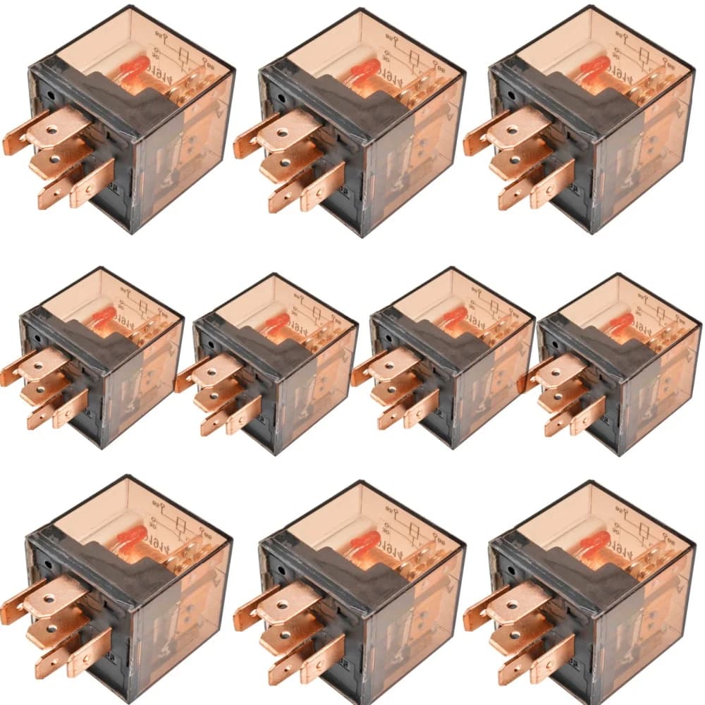 Waterproof Relay DC 12V 100A Relay SPDT 5 Pin Relay for Car Waterproof Transparent Case with Heavy Duty Split Charge
