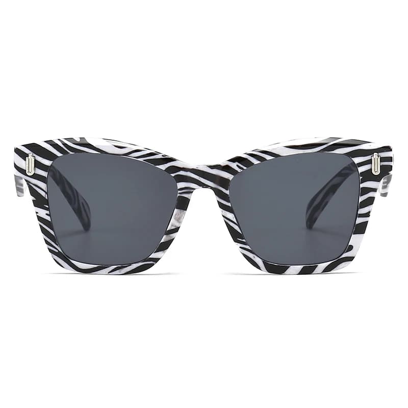 Occhiali da Sole Decorativi Oversize Stile Cat-Eye, Tendenza Europea e Americana per Fotografia Street Style, Esportazione Transfrontaliera 2024
