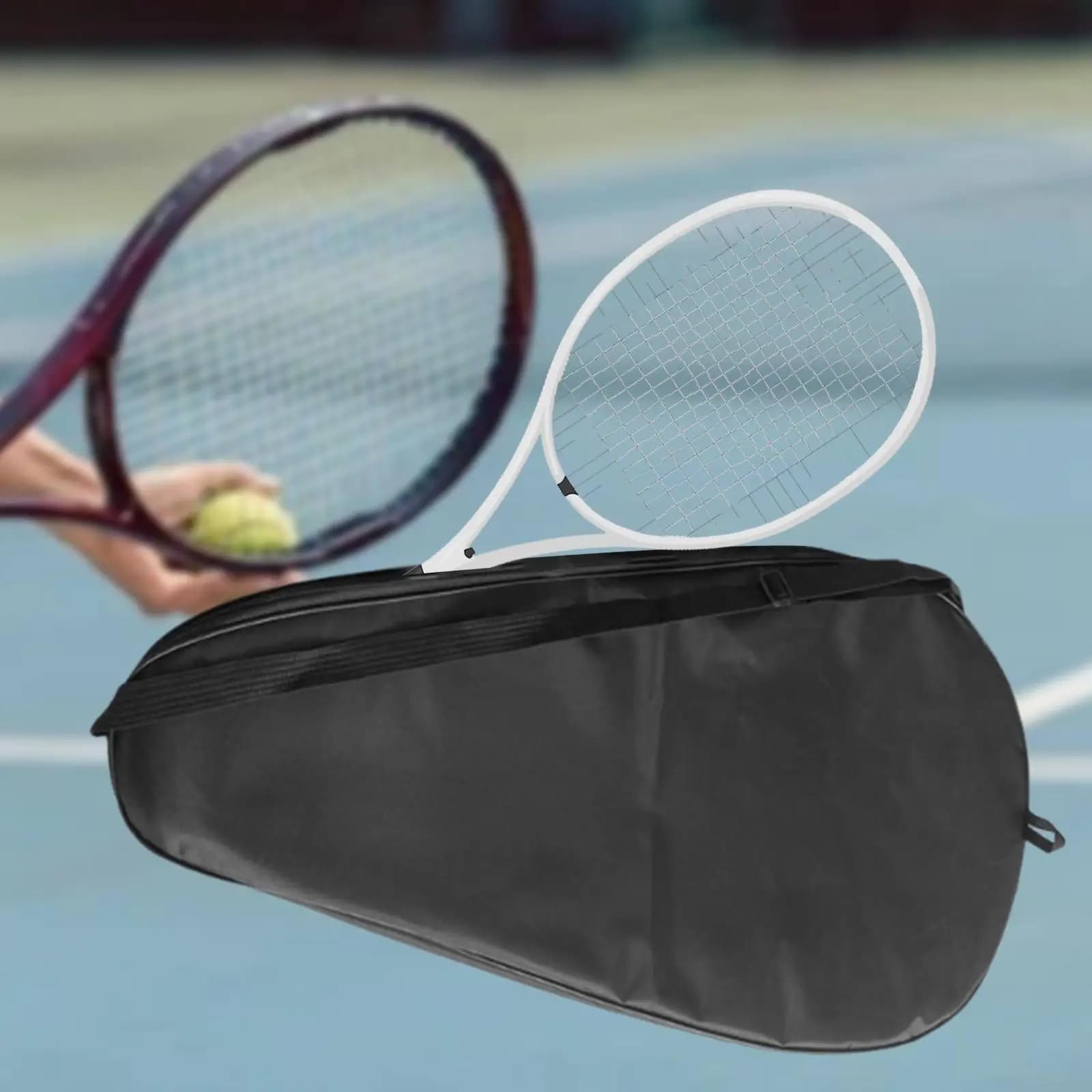 Tennis Rack Bag, Light Multifunctional Bag for Tennis Rackets, Paste Bag for Beginners