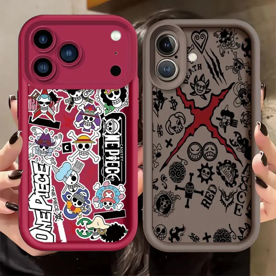 Case for Apple iPhone 17 Pro Max 11 16e 15 XS 16 13 Mini Air 14 Plus XR 12 Phone Cover Cartoon One P-Piece Zoro Luffy