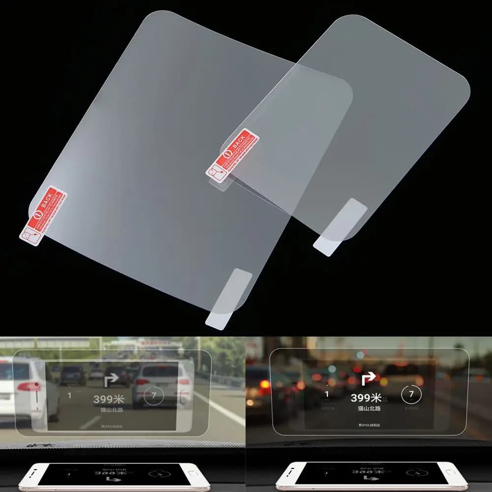 New Clear Transparent Reflective Film Head Up Display Car Windshield Screen Sticker HUD Projector
