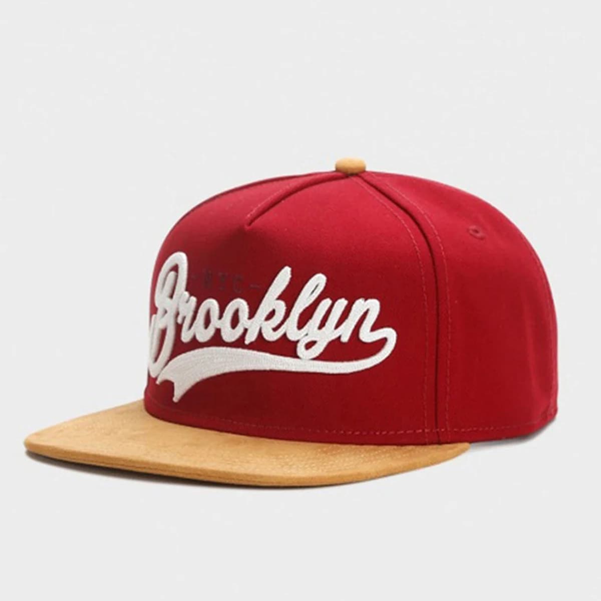 Cappello unisex BROOKLYN CAP nero regolabile, stile hip hop, snapback, per uomo e donna, copricapo casual da esterno, cappello da baseball.