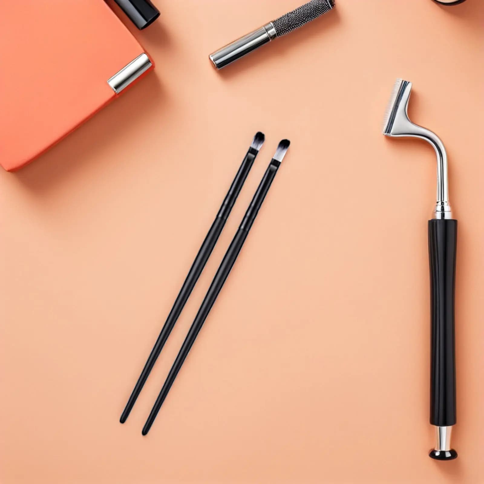 2 set di pennelli per il trucco degli occhi, set di pennelli portatili per sfumare gli ombretti, kit di pennelli morbidi adatti per i viaggi, per uso professionale e quotidiano