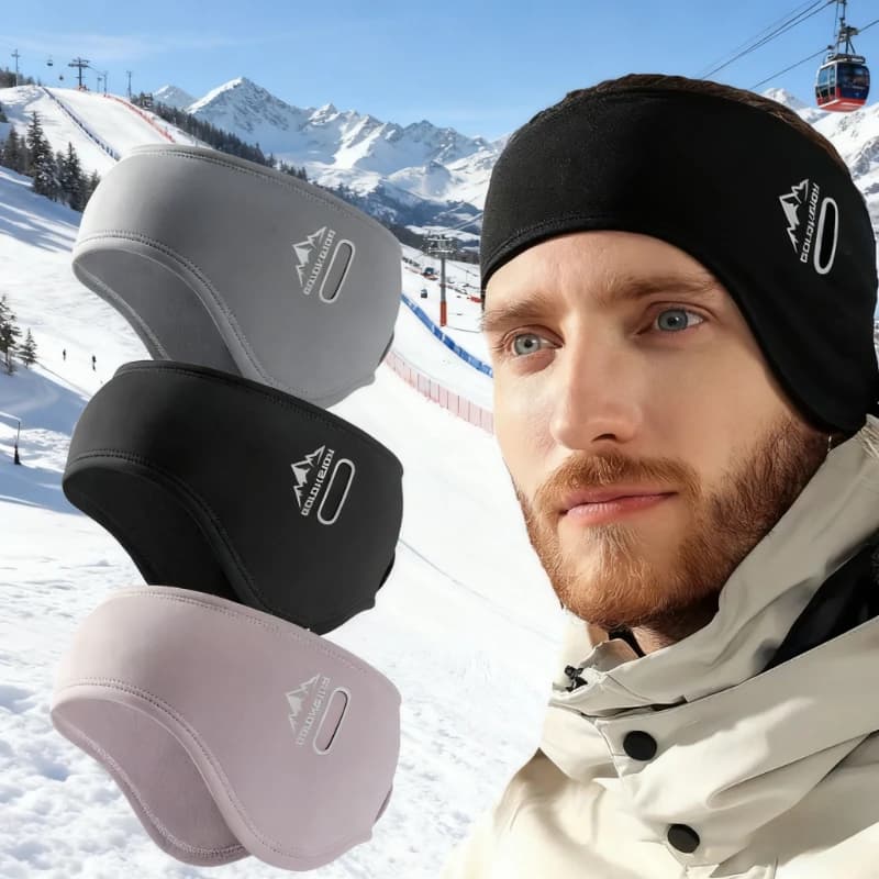 1/2/3PC Men Women's Anti-wind In Pile Scaldaorecchi Fascia con Occhiali Fori Winter Cycling Race Ski Fasce Paraorecchi