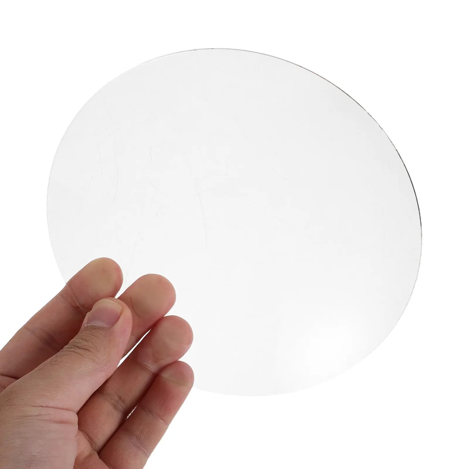 Glass Clock Front Cover 6.5 Inch Round Convex Dome Clear Panel for Wall Clock Replacement Enhanced Visibility Moisture
