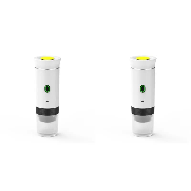 ABVJ-2X 3 In 1 Mini Wireless Electric Portable Espresso Coffee Machine For Car & Home Camping Capsule Coffee Maker White