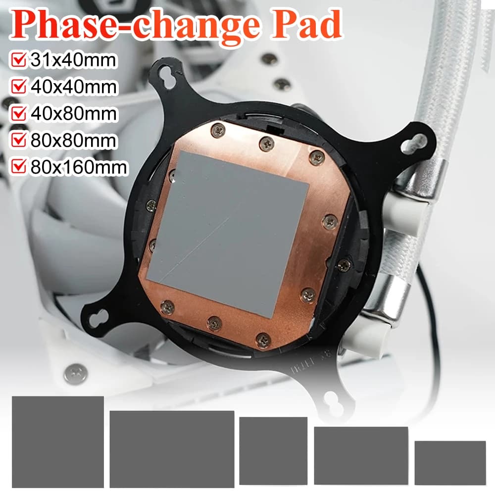 For Honeywell PTM7950 Silicone Thermal Pad Gasket 8.5W/mK Heat Dissipation Pad Patch Replacement Lightweight for Laptop GPU CPU