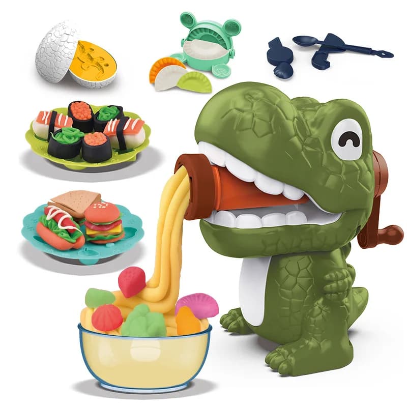 ZK20 Stampo in plastica educativo Kit di argilla da modellare Giocattoli di melma per bambini Set di strumenti per pasta da gioco in plastica Set di frese per bambini fai da te Stampi Giocattoli