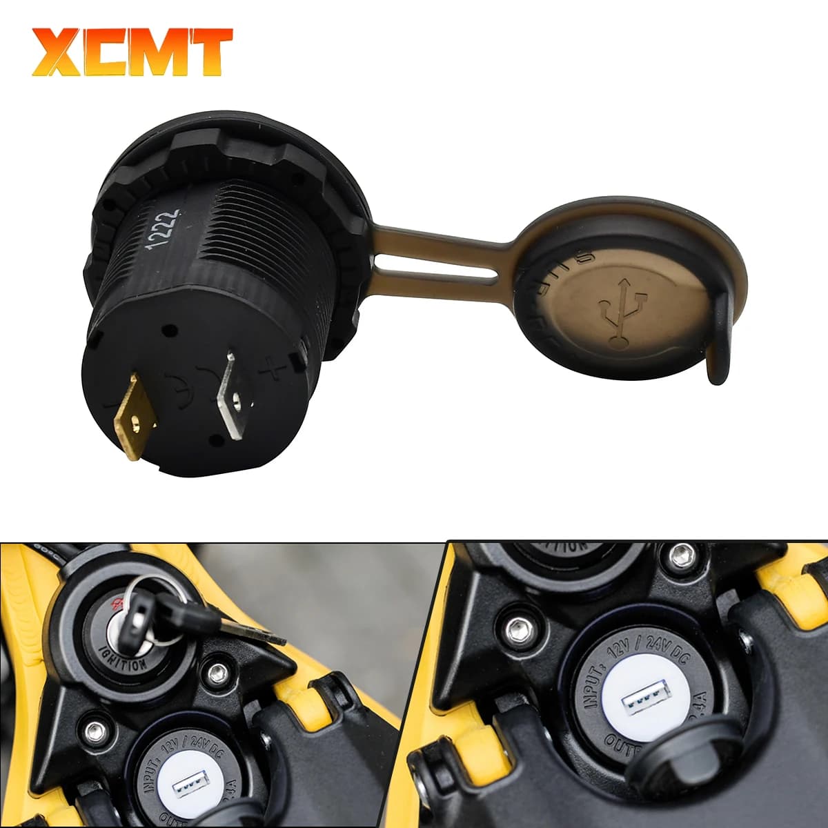 ABS plastic USB interface for electric motorcycle 5V 2.4A for Sur Ron Sur-Ron Surron Light Bee S & Light Bee X Dirt Bike Universal
