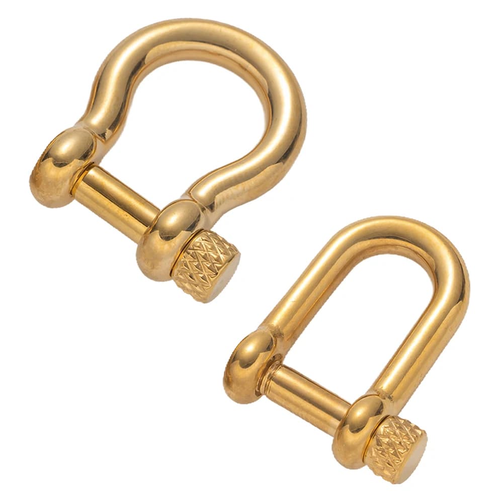 1 pcs 304 Stainless Steel D-Ring Grill Chains Lock Screws Rainbow Iron Buckle for FAI Bracelets FROM YOU Bag Jewelry Creation