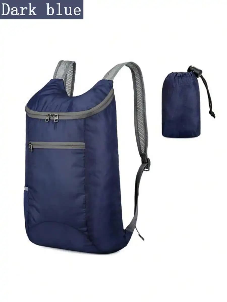Zaino Leggero Pieghevole per Esterni, Borsa Sportiva Portatile da Viaggio