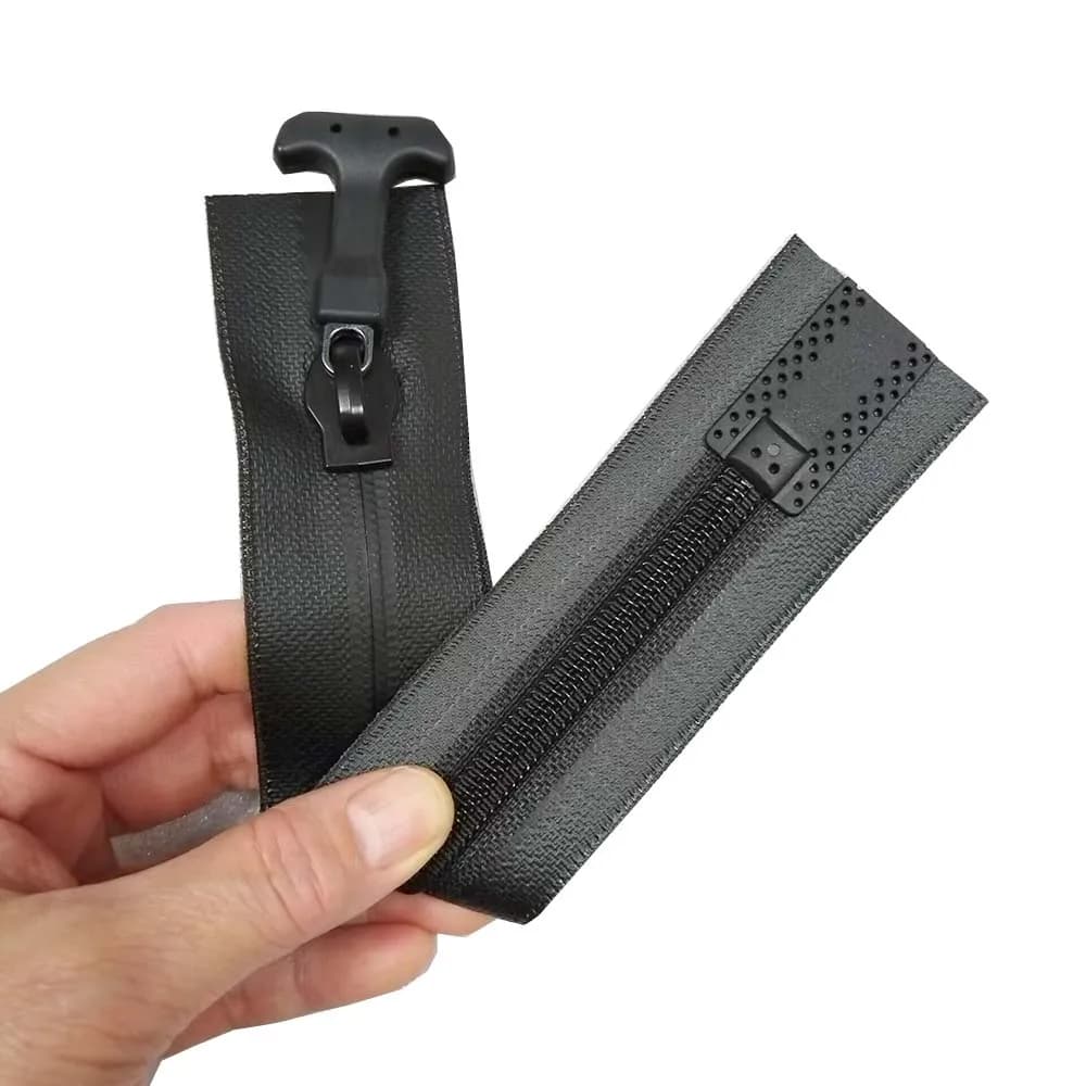 1 Pezzo 8 # Cerniera in TPU da 25 cm, impermeabile, con coda tessuta, adatta per borse, giacche, tende da esterno, coperture auto, riparazioni e cuciture