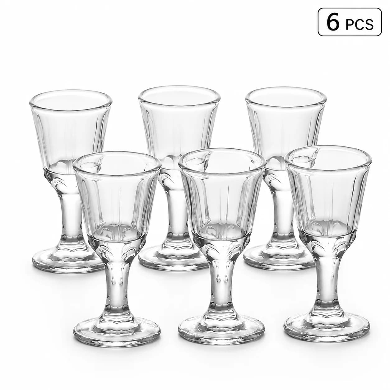 6/12pcs Shot Glass 10ml Small Capacity Glass Spirits Cup Goblet Spirits Cup Wine Dispenser Wholesale Transparent Cups Drinkware
