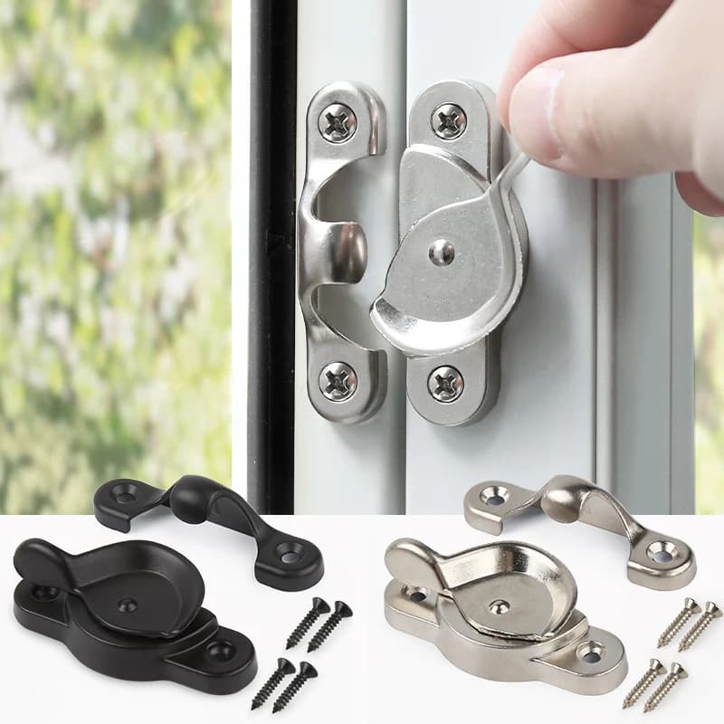 Blocco per finestra di sicurezza Design antiruggine per sicurezza dei bambini per uso domestico, appartamento, ufficio, interni ed esterni
