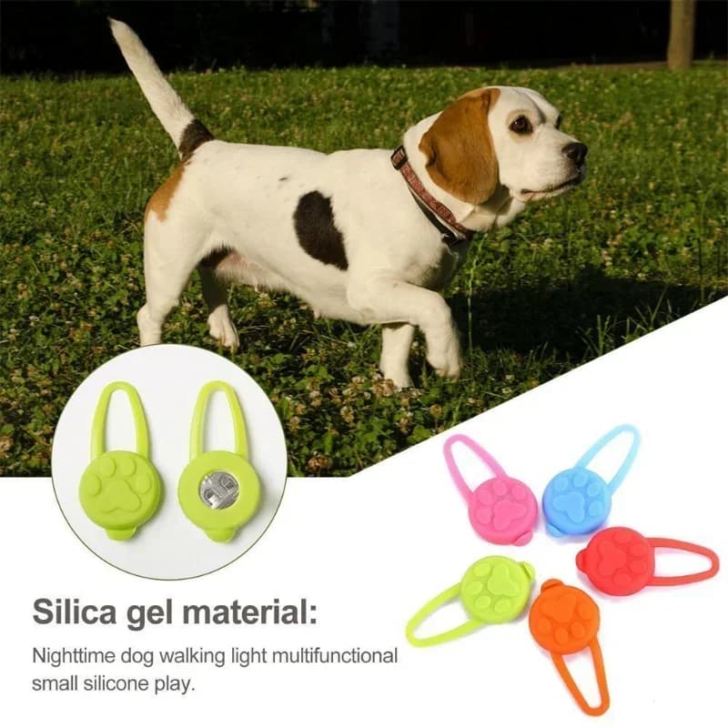 Collare LED per Cani e Gatti, Ciondolo Luminoso di Sicurezza, Collare Decorativo Luminoso per Animali Domestici