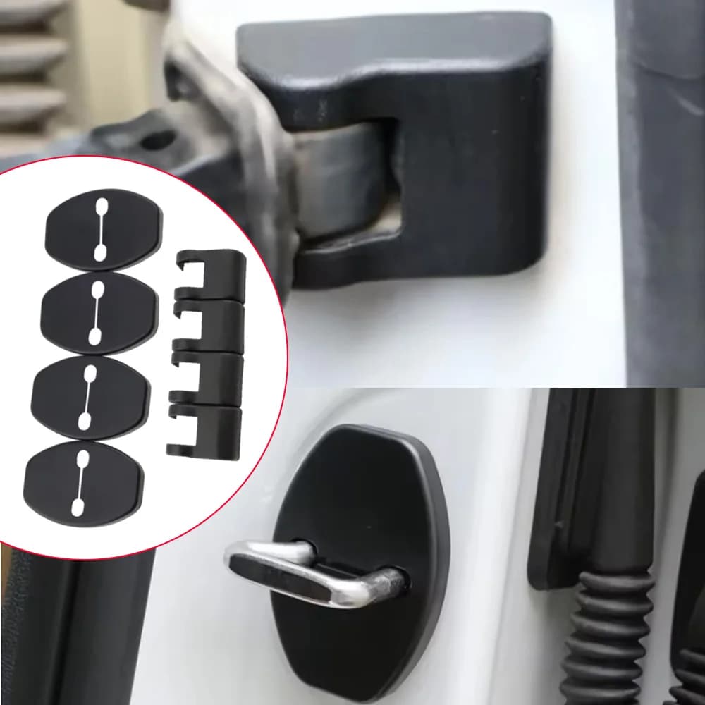 8 pezzi porta auto chiusura fibbia copertura fermaporta limitatore copertura protettiva per VW Golf 6 7 Passat Jetta Tiguan Beetle Scirocco Polo
