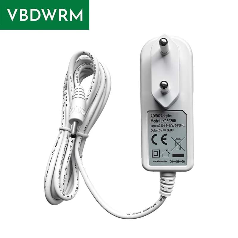 Caricabatterie sostitutivo per Hello Baby Monitor HB66, HB6550, HB50, HB32 Cavo di alimentazione per monitor Hellobaby Adattatore di alimentazione da 5 V per Hello Baby
