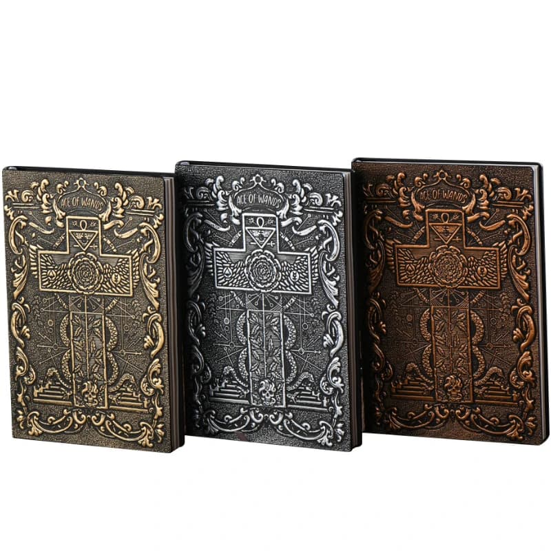 1 pz serie di tarocchi creativi Retro copertina rigida Notebook di lusso regalo ufficio affari A5 blocco note vivido rilievo pittura copertina Notebook
