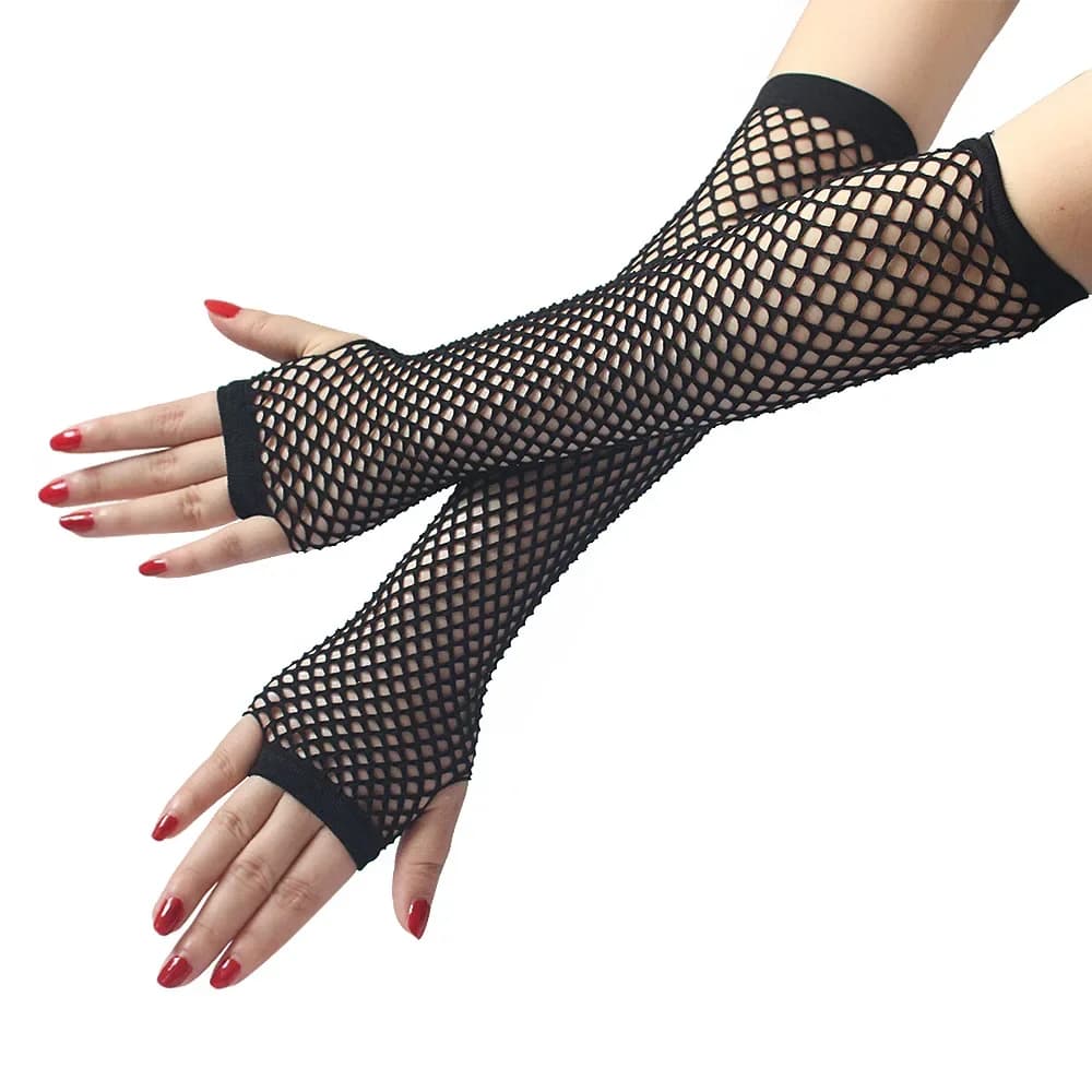 Guanti da rete da pesca sexy Guanti lunghi da donna Guanti da sposa Giocattoli esotici Giochi di sesso erotico per feste di etichette in discoteca