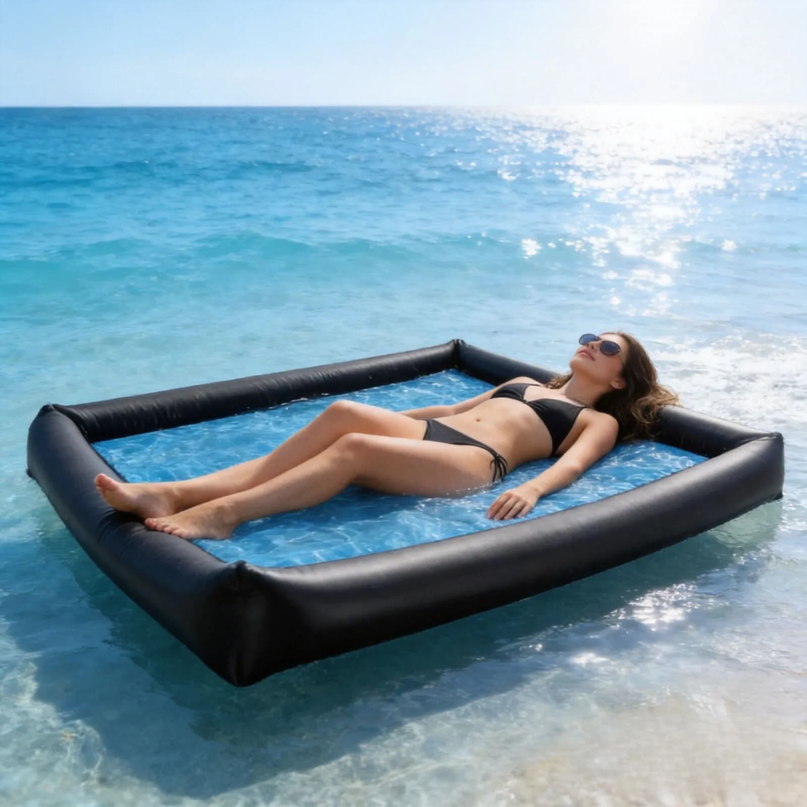 PVC Waterproof Bedding Sheet Cover Inflatable Water Bed Spa Water Push Oil Massage Furniture For Home Room Outdoor Field Use