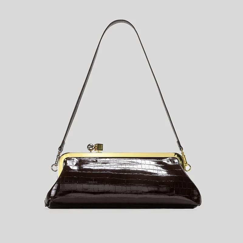 Fashion Long Clutch Bag for Women Luxury Designer Women Shoulder Bags Elegant Party Purses Trend Underarm Bag 2026