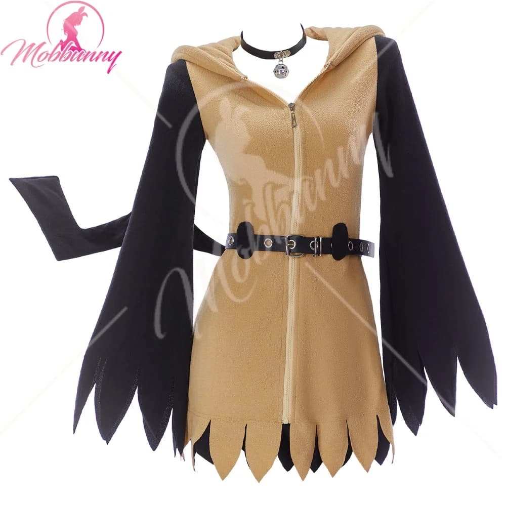 Mobbunny Dress Women's Pijama Inspired by Souls, with Kawaii Hood, Home and Nightwear, Cosplay Costume with Belt and Coda