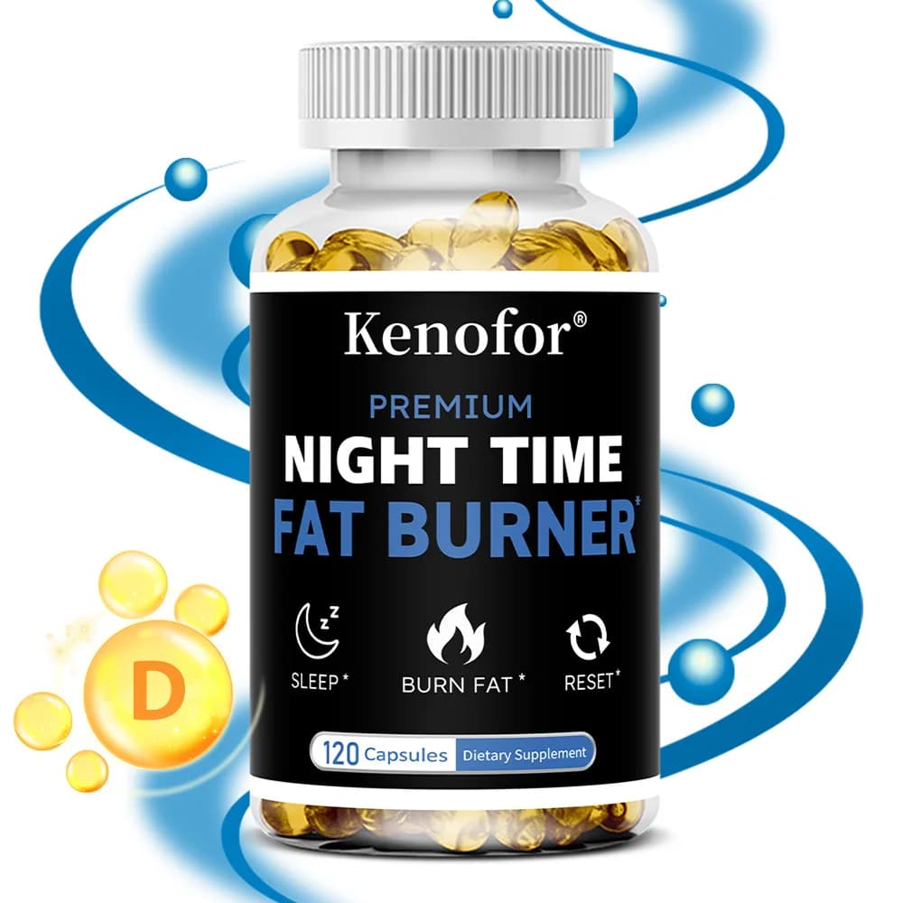 Night fat burner supplement: for weight loss, boosting metabolism, suppresses appetite diet, healthy weight management