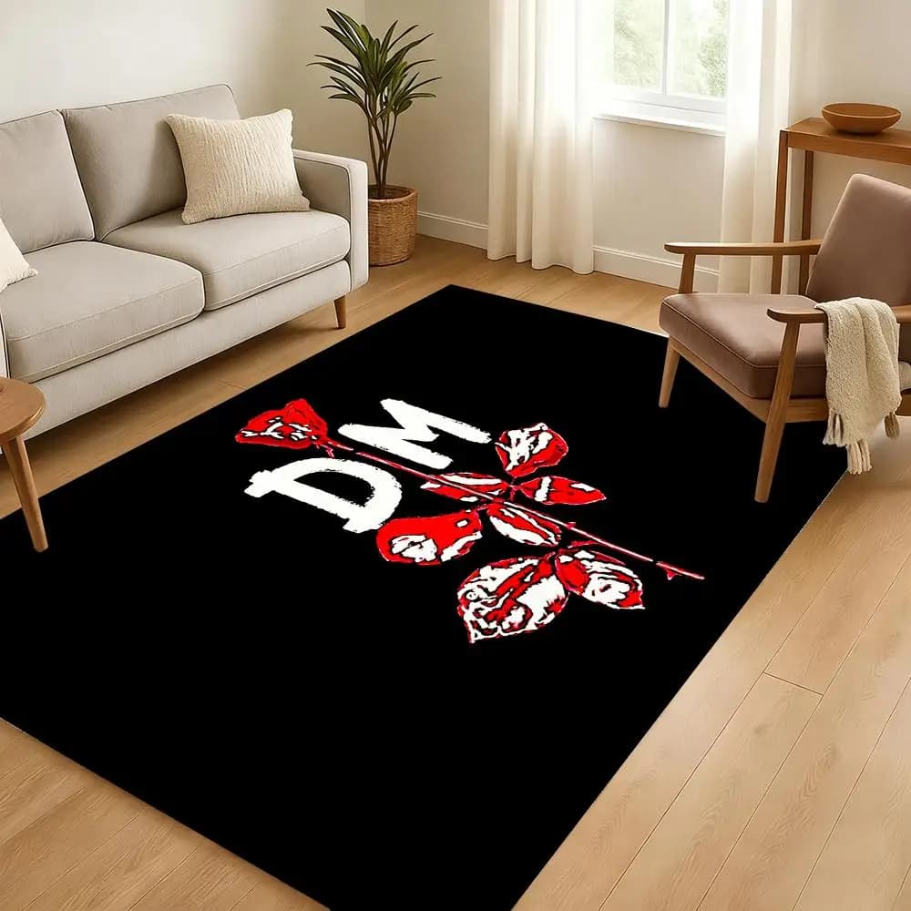 Tappetino DEPECHE MODE, morbido e ispessito, antiscivolo, per soggiorno, decorazione domestica, tappeti in flanella