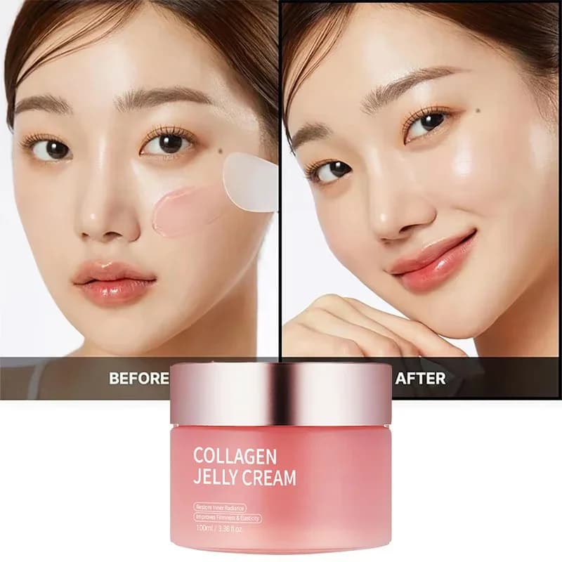 Maschera Sakura Essenza per il viso Riduce i pori Rimuovi comedoni Crema gelatina al collagene Nutre Idratare Cura della pelle del viso
