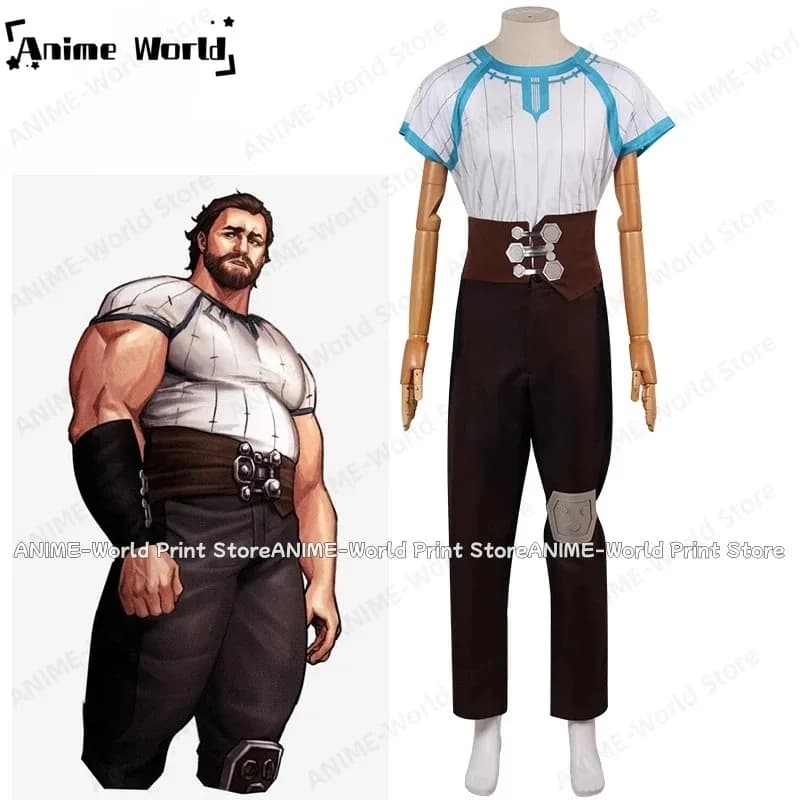 《Size personalizzato》Gioco Arcane Vander Costume Cosplay Abiti uniformi Giacca di Halloween Camicia Pantaloni Set completo per uomo Abiti di carnevale;2,k