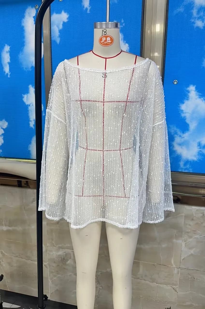 Copricostume da donna con spacco alto, gonna da mare estiva, vestito da spiaggia