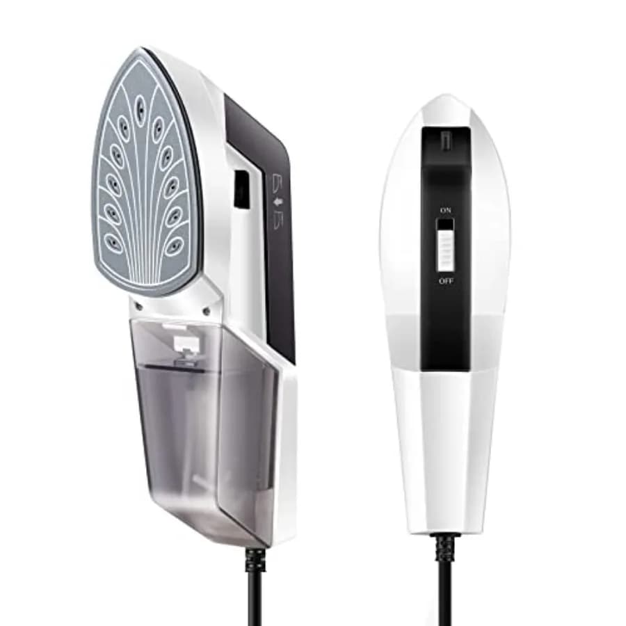 Vaporizzatore Portatile per Vestiti, Riscaldamento Rapido in 30 Secondi, Potente Vaporizzatore da 1300W per Indumenti e Tessuti, Rimuove le Pieghe, Vaporizzatore Portatile