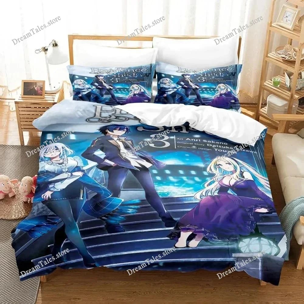 Home Textile Cartoons Eminence in Shadow Cover Duvet Cover Pillow Case Boy Girl Polyester Bedding Set King Queen Twin Size