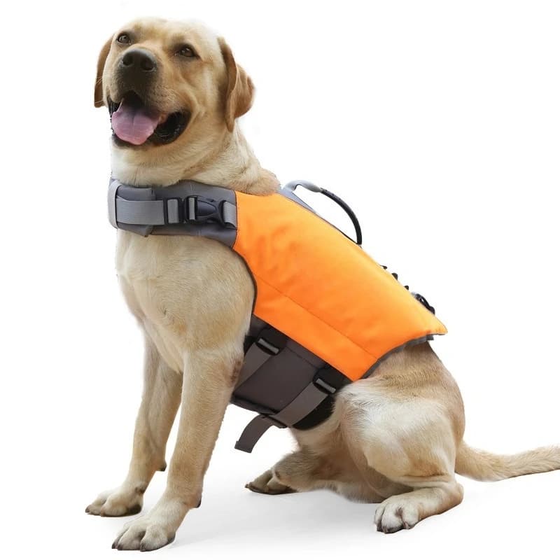 Dog Life Jacket Floating Safety Vest Pet Life Vest For Medium Large Dogs Swimming Training Outdoor Water Sports Buoyancy Aid