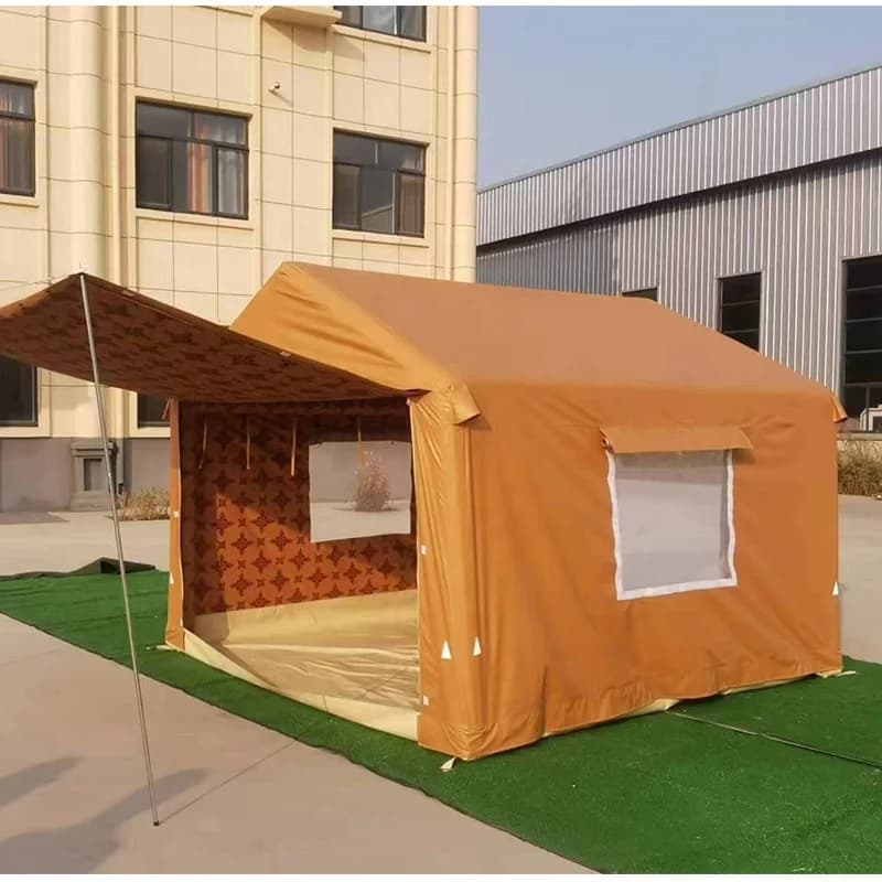 Tenda da campeggio gonfiabile per tenda ad aria portatile Outdoor3 * 3m Tenda antipioggia Glamping Medio Oriente