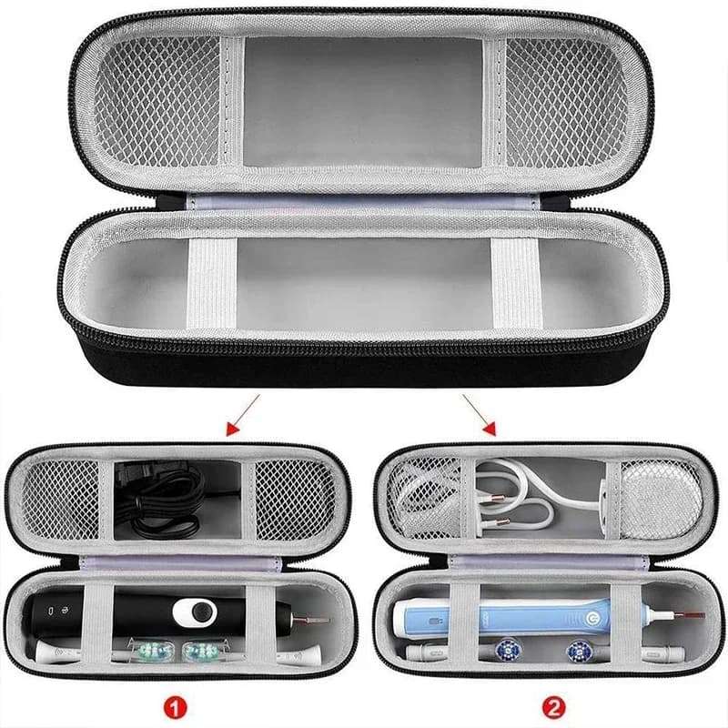 Portable EVA Case for Hair Clips and Rollers for Hair Protective Bag Organizer Travel Accessories