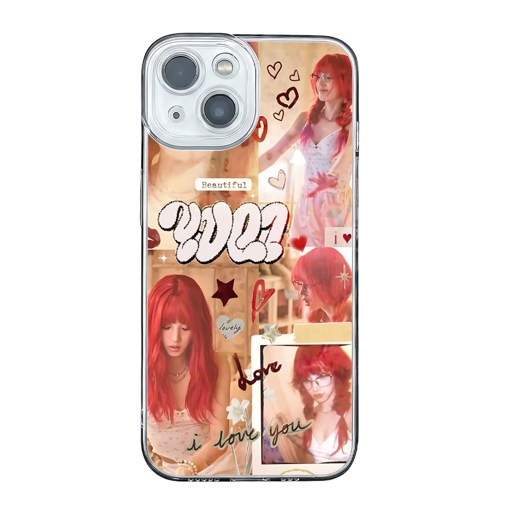 Cover anti-collisione Yuqi super carina per iPhone 17 16 15 14 13 12 11 Pro Max