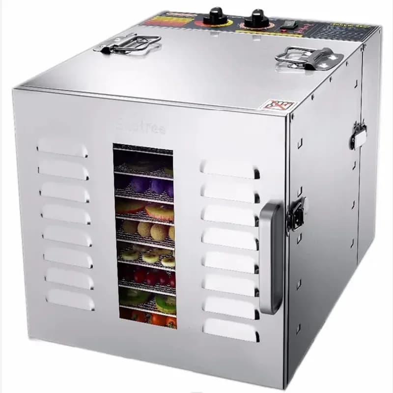 for 220V Food Dehydrator 10 Trays Dried Fruit Vegetable Herb Meat Drying Machine Electric Yogurt Maker Pet Snacks Air Dryer Oven