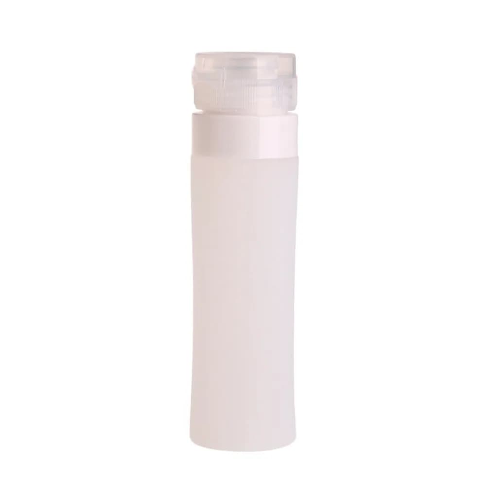Bottiglia da Viaggio in Silicone, Contenitore Vuoto Ricaricabile Portatile 38ml, Dispenser per Liquidi di Grado Alimentare, Accessori da Viaggio
