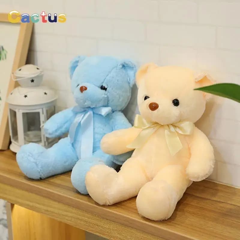 30 CM Orso Colorato Animali di Peluche Giocattoli Bambola Morbido Peluche per le Ragazze Matrimonio Baby Shower Giocattolo Regalo Di Compleanno Bambino Bambini