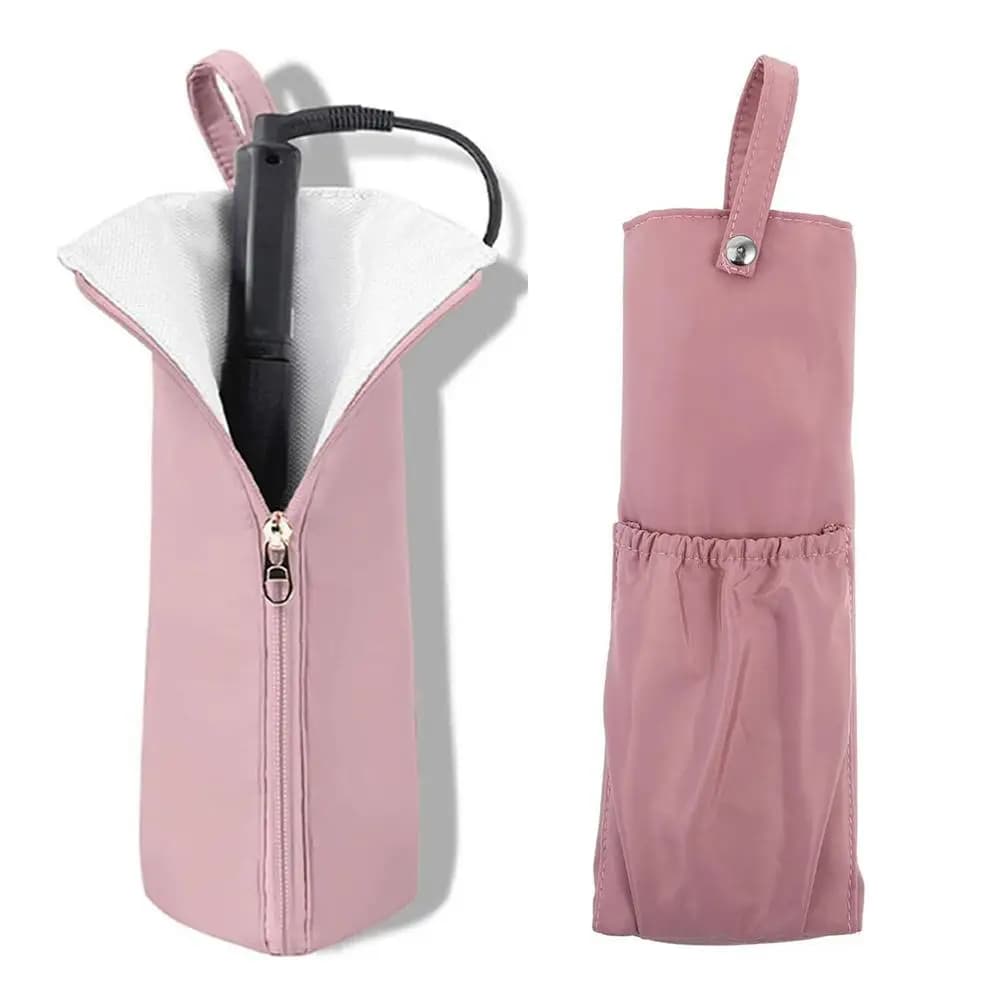 Travel bag for hair dryer, hair curler, plate case, portable protection, organizer case
