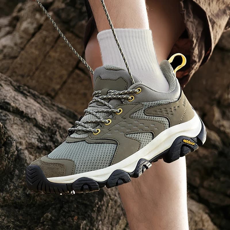 Scarpe da Trekking Outdoor Uomo Donna Antiscivolo Basse Comode Leggere Traspiranti con Lacci Casual da Corsa