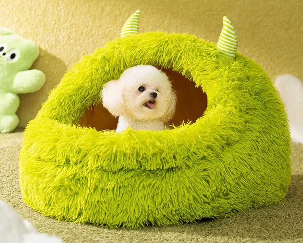 2025 New Autumn Winter Plush Warm Thick Monster Deep Sleep Small Medium-Sized Dog And Cat Pet Bed Free Shipping
