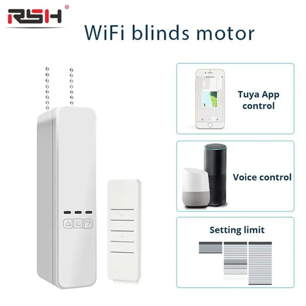 Tuya Smart Tende Robot Motore Wifi Catena elettrica Tende a rullo Ombra Otturatore Drive Kit remoto RF App Smart Life Alexa Google