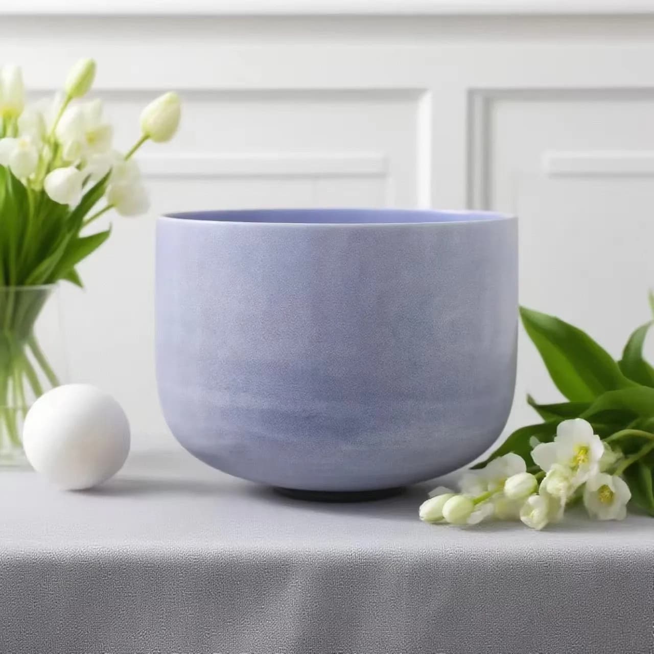 Hye-eun 10inch Sapphire Gemstone Fusion Singing Bowl for Sound Healing